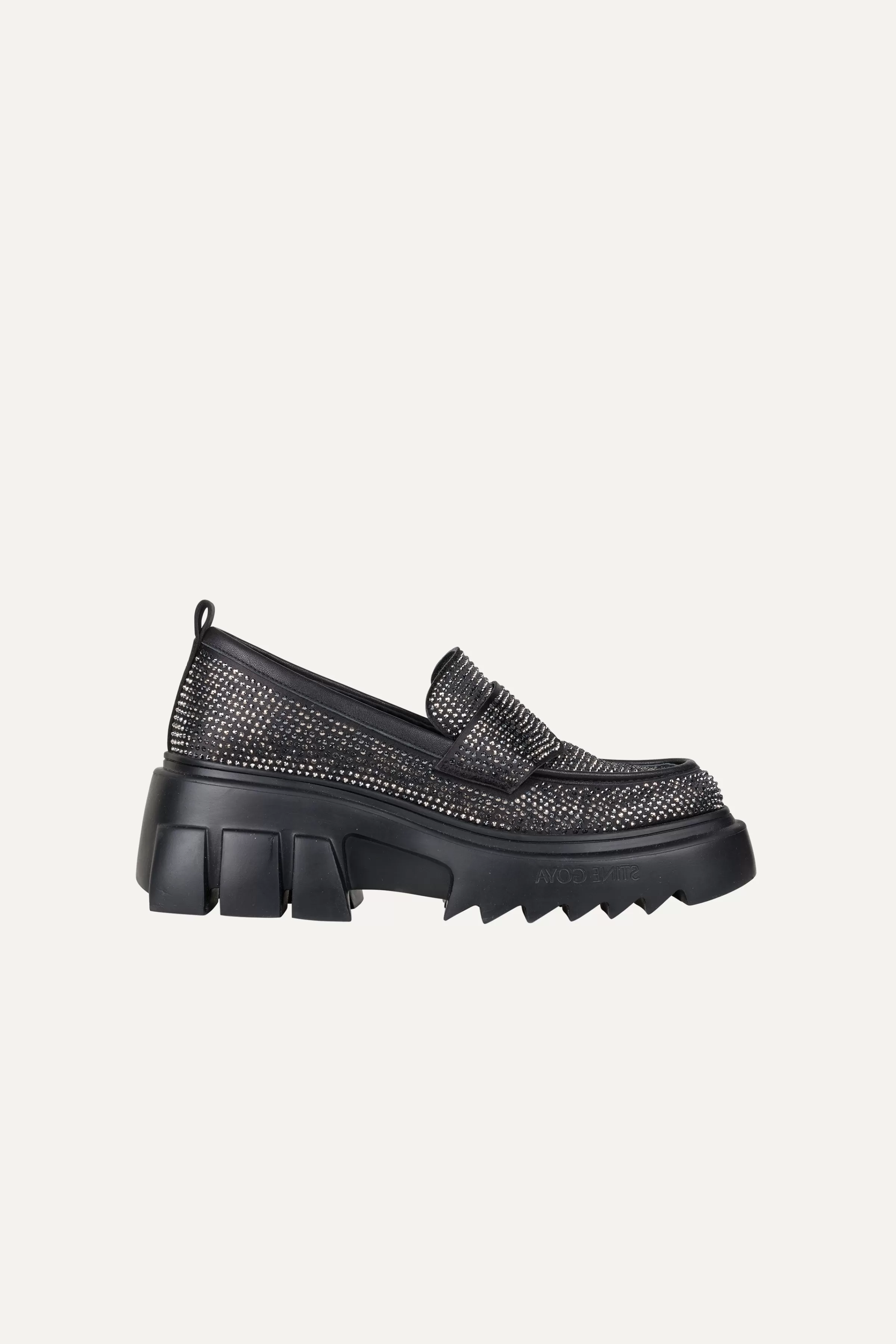 Shoes-STINE GOYA Crystalized Loafer - Black