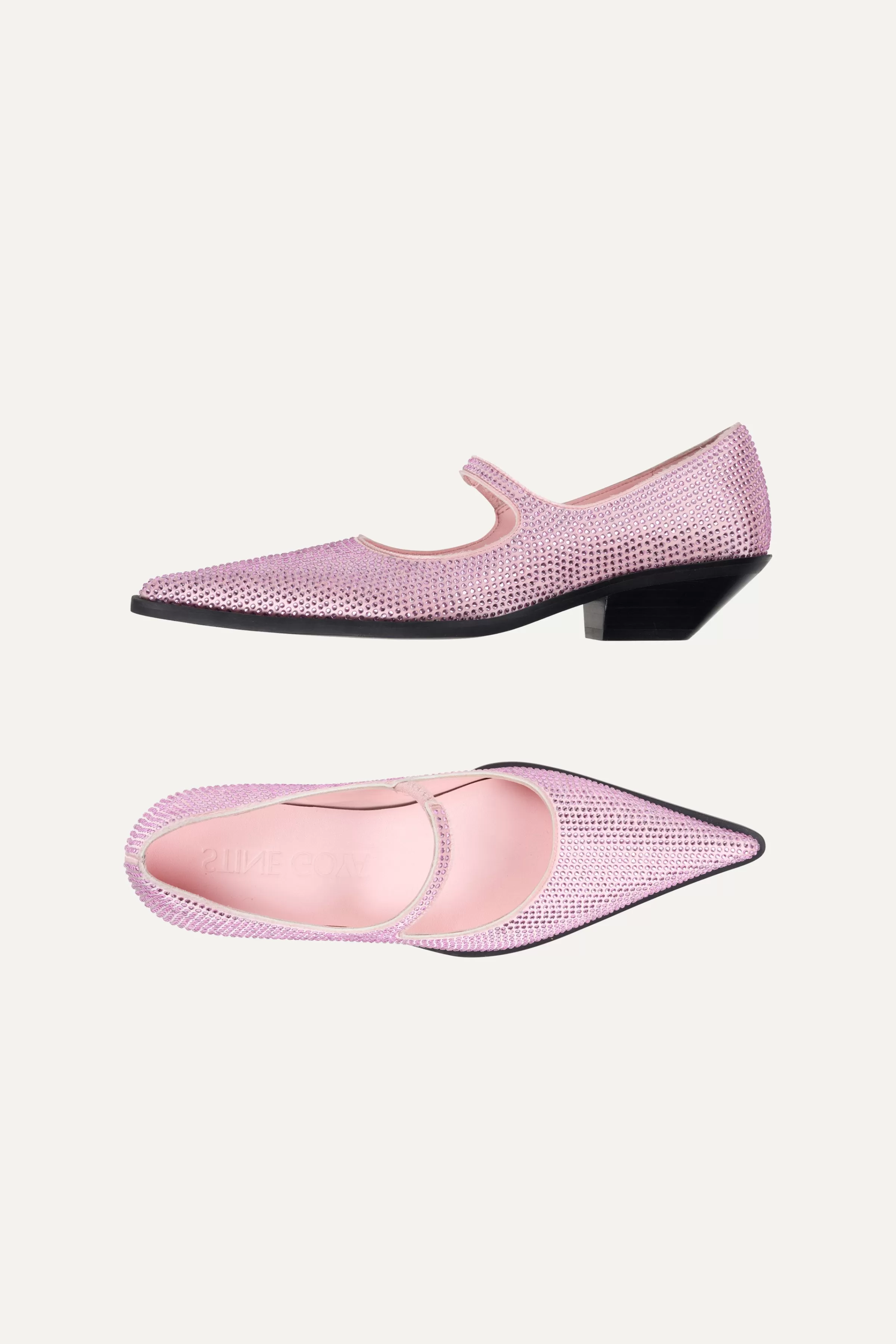 Shoes-STINE GOYA Crystalized Mary Jane - Pink