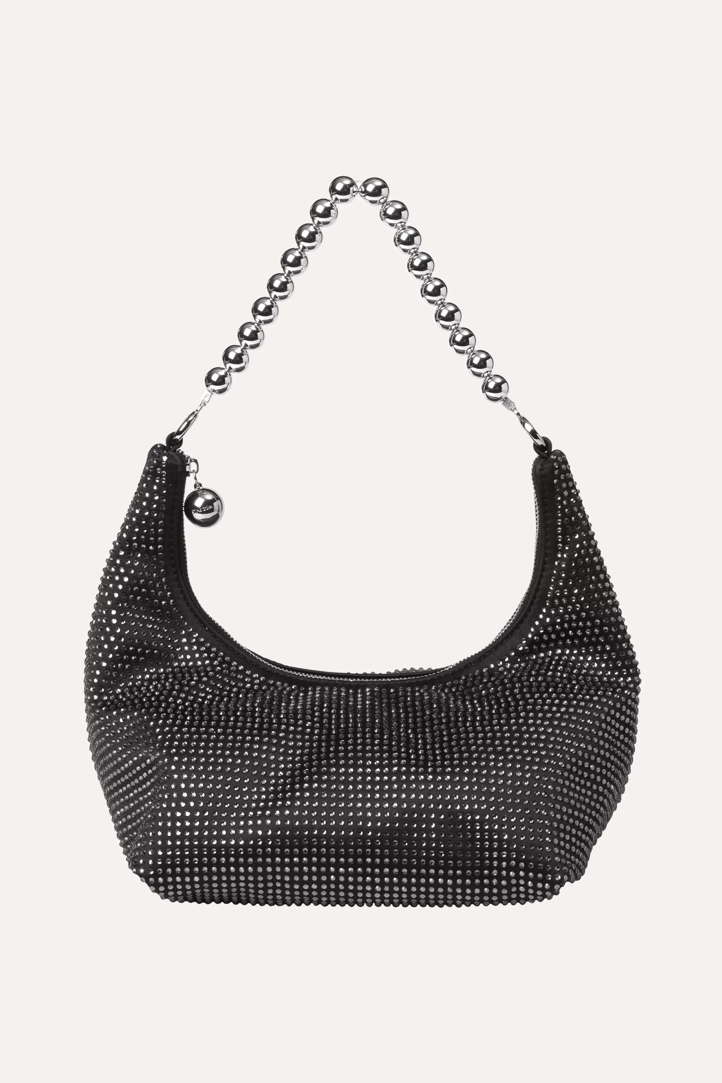 Bags-STINE GOYA Crystalized Pyramid Pouch - Black