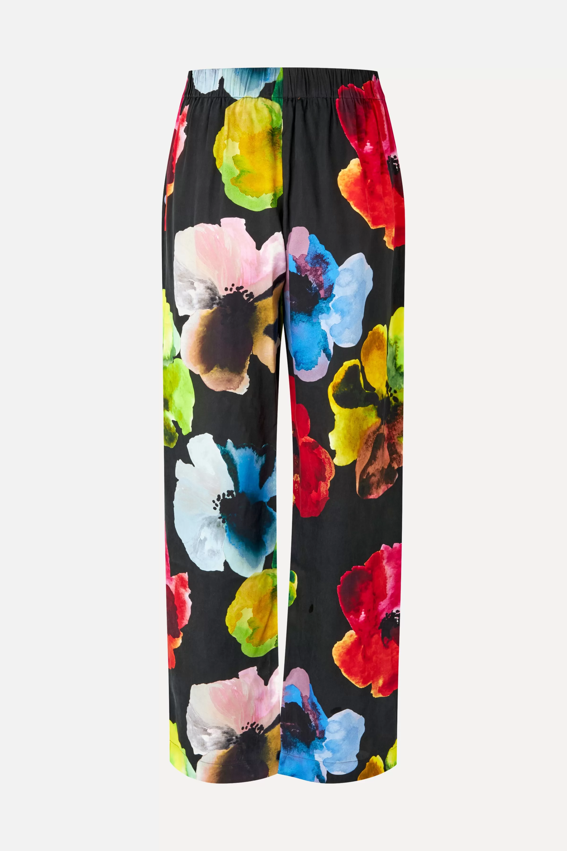 Pants-STINE GOYA Elasticated Long Pants - Watercolor Bloom WatercolorBloom