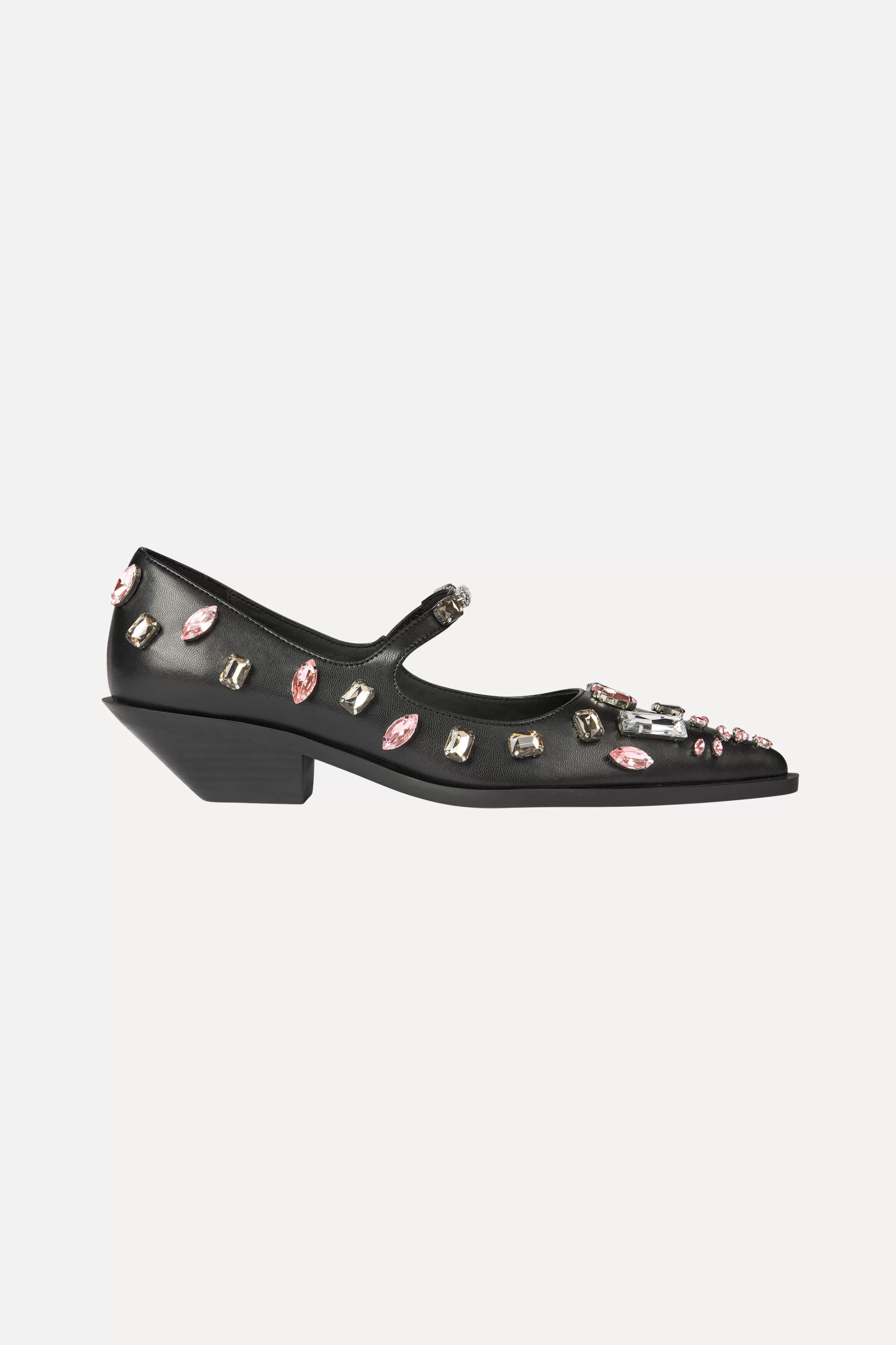 Shoes-STINE GOYA Embellished Mary Jane - Black