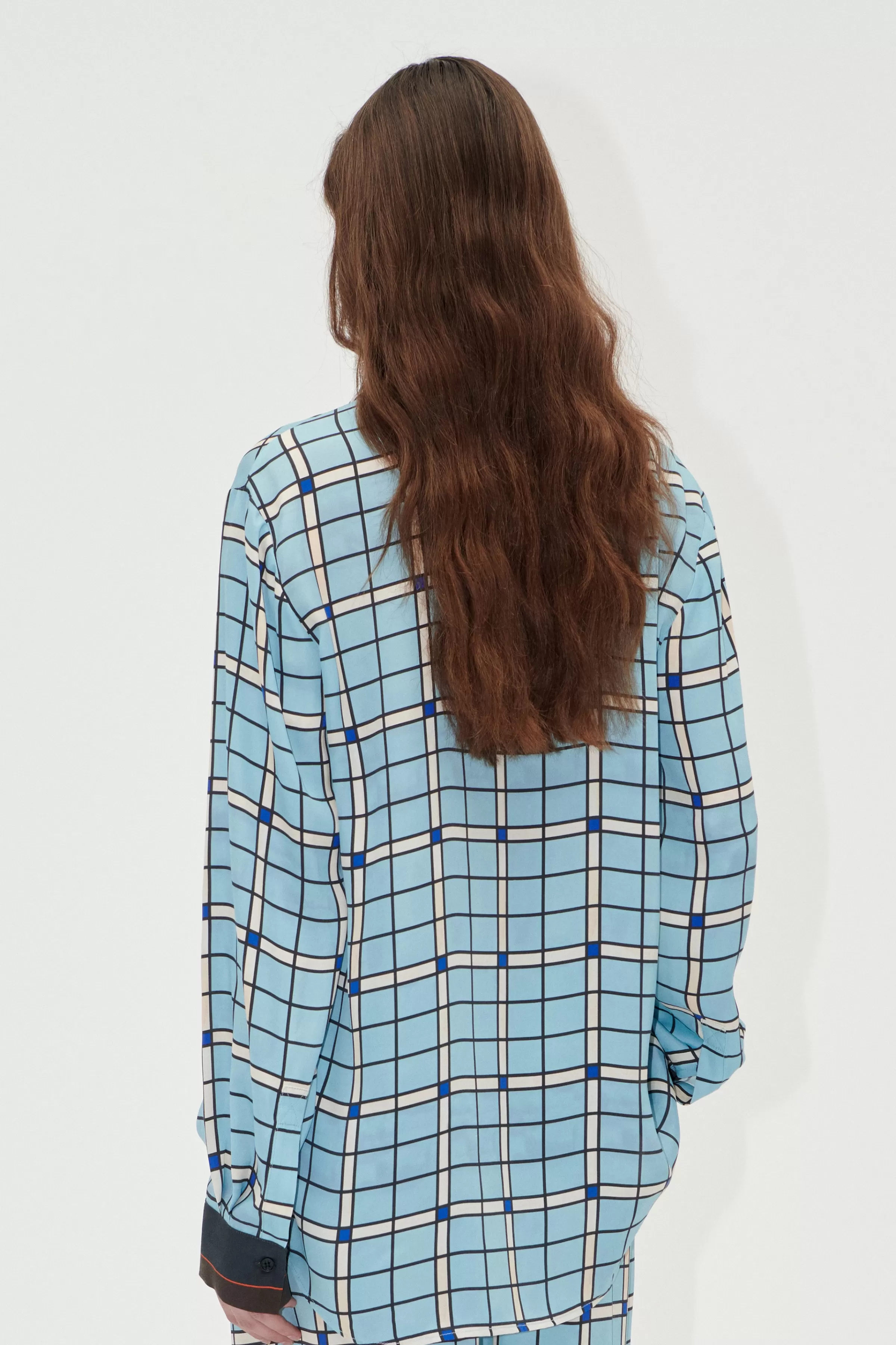 Tops & Shirts-STINE GOYA Long Sleeve Shirt - Window Check WindowCheck