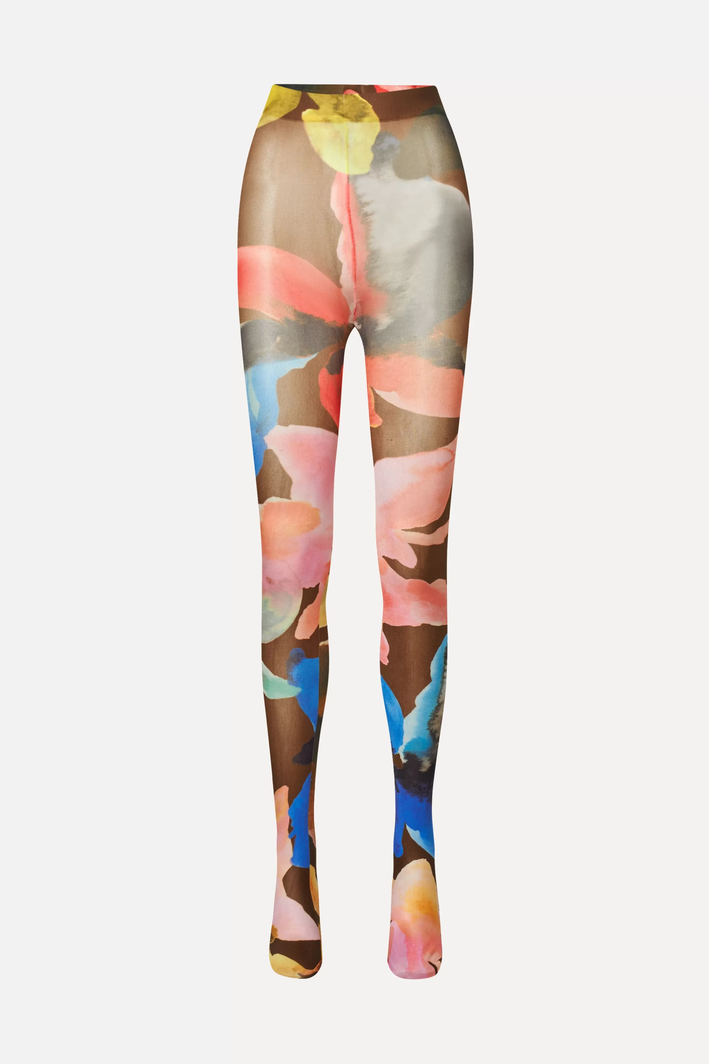 Socks & Tights-STINE GOYA Nylon Stockings - Aquarelle Garden AquarelleGarden