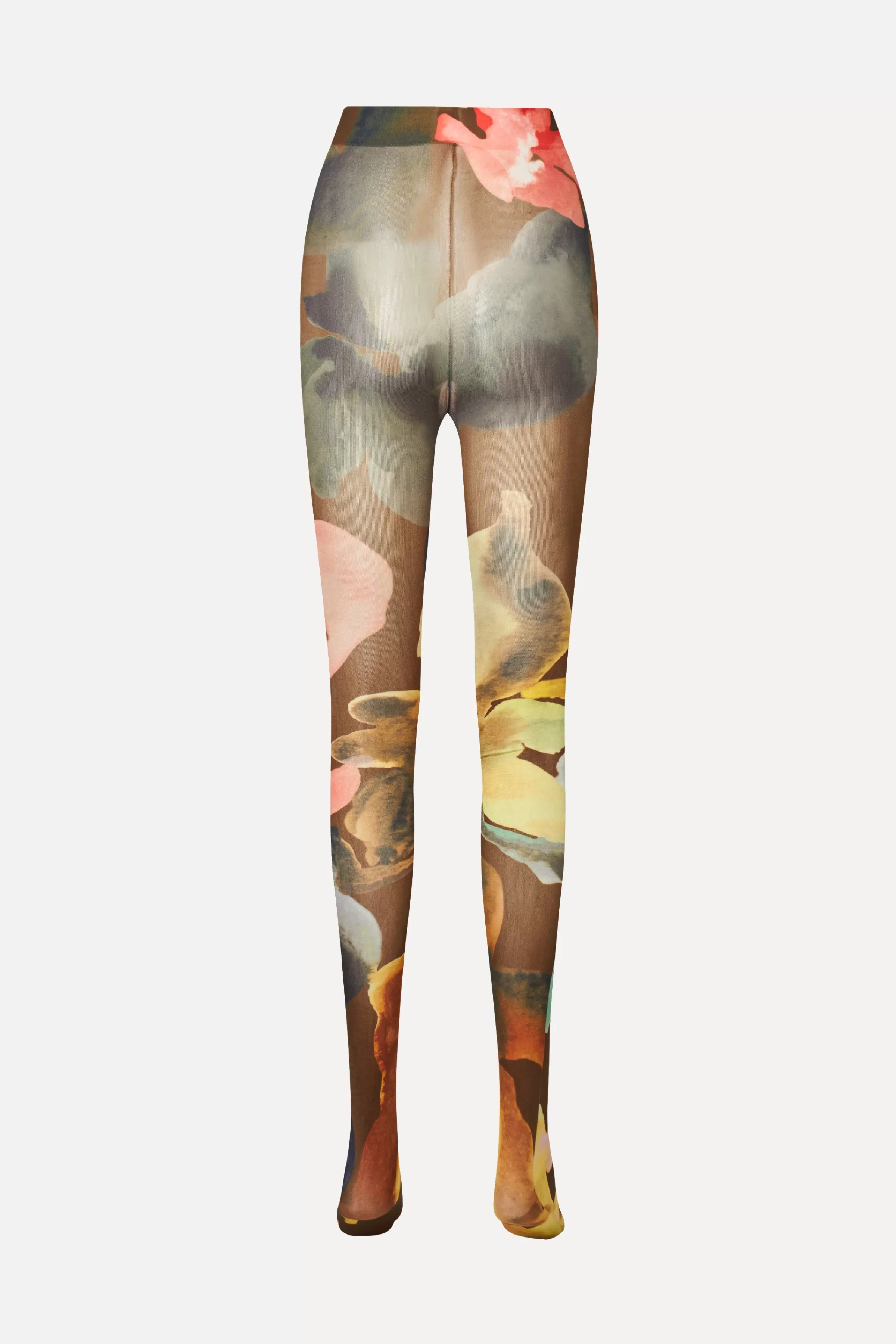 Socks & Tights-STINE GOYA Nylon Stockings - Aquarelle Garden AquarelleGarden