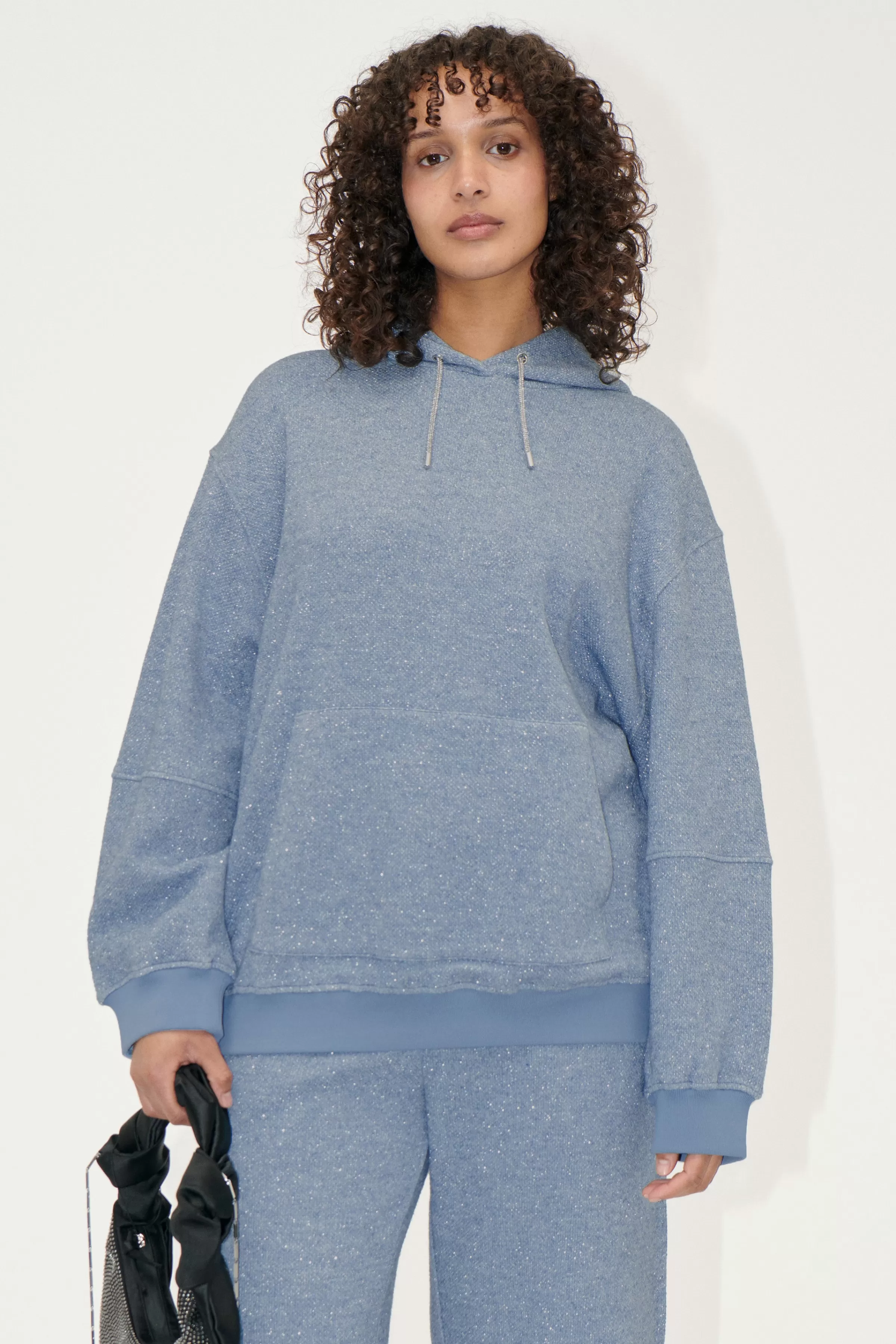 Tops & Shirts-STINE GOYA Oversize Casual Hoodie - Infinity Blue InfinityBlue