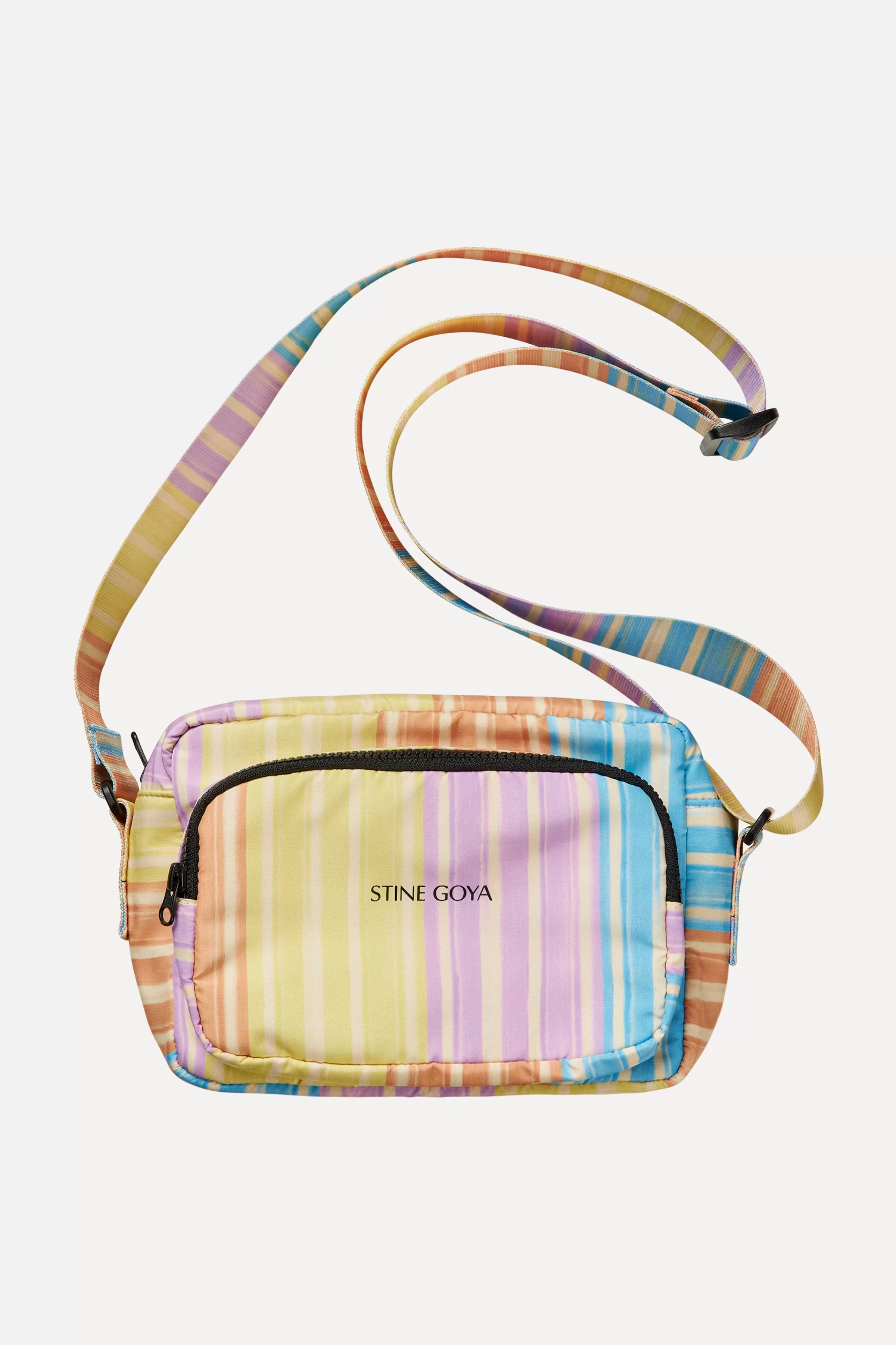 Bags-STINE GOYA SGLotta Bag - Pastel Stripes PastelStripes