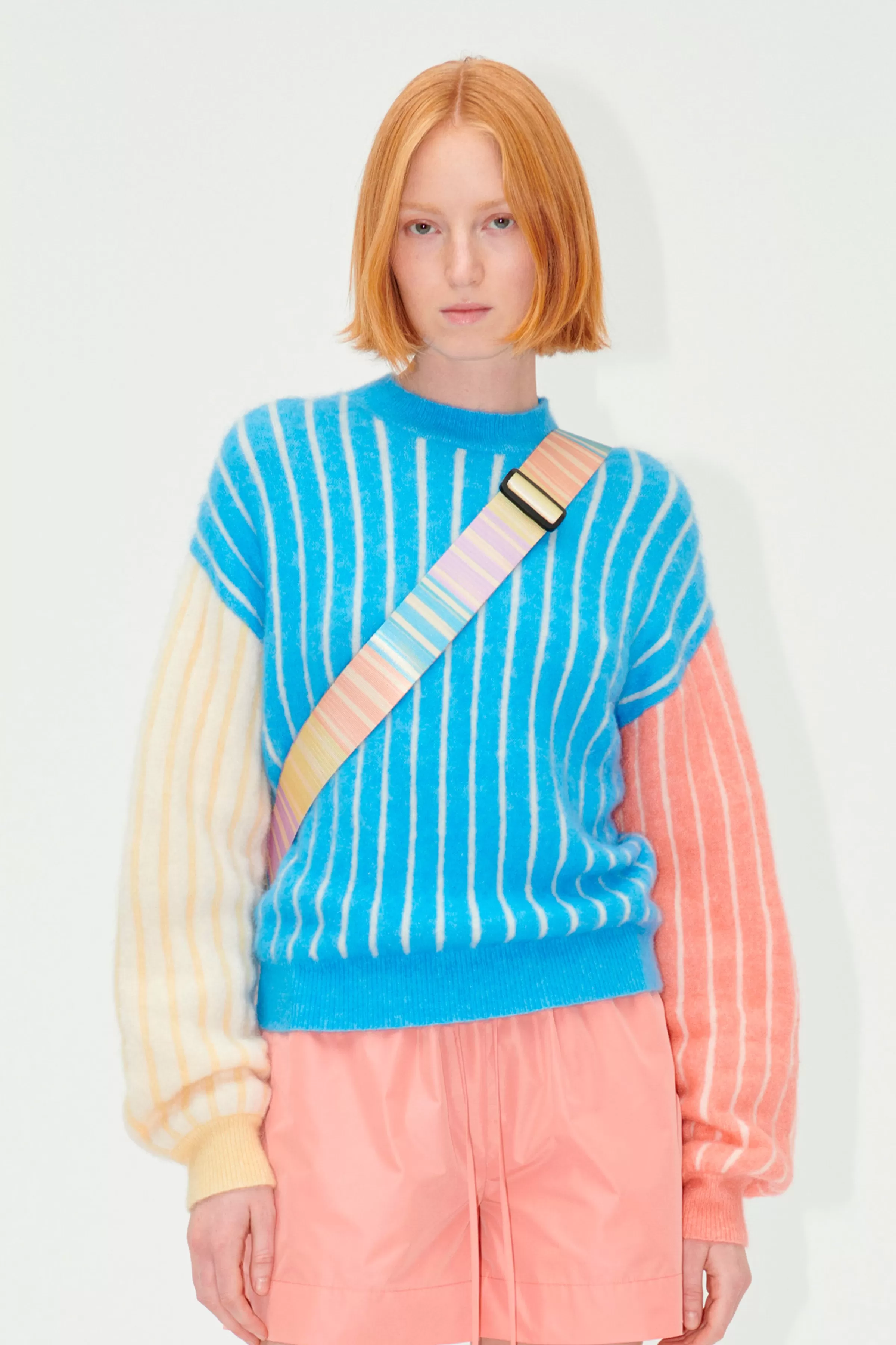 Knitwear-STINE GOYA SGNachi Jumper - Color Block ColorBlock