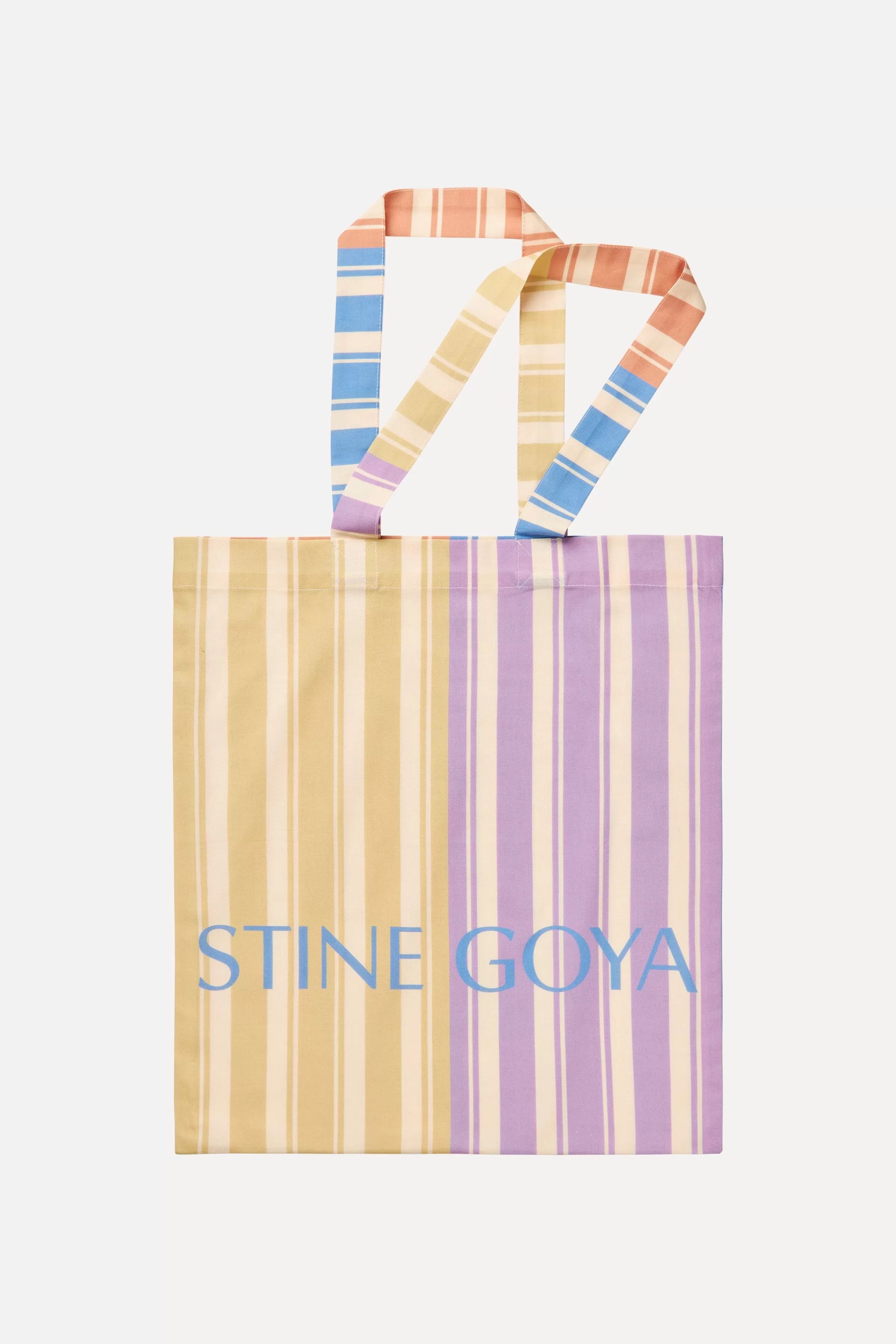 Bags-STINE GOYA SGRita Tote Bag - Pastel Stripes PastelStripes