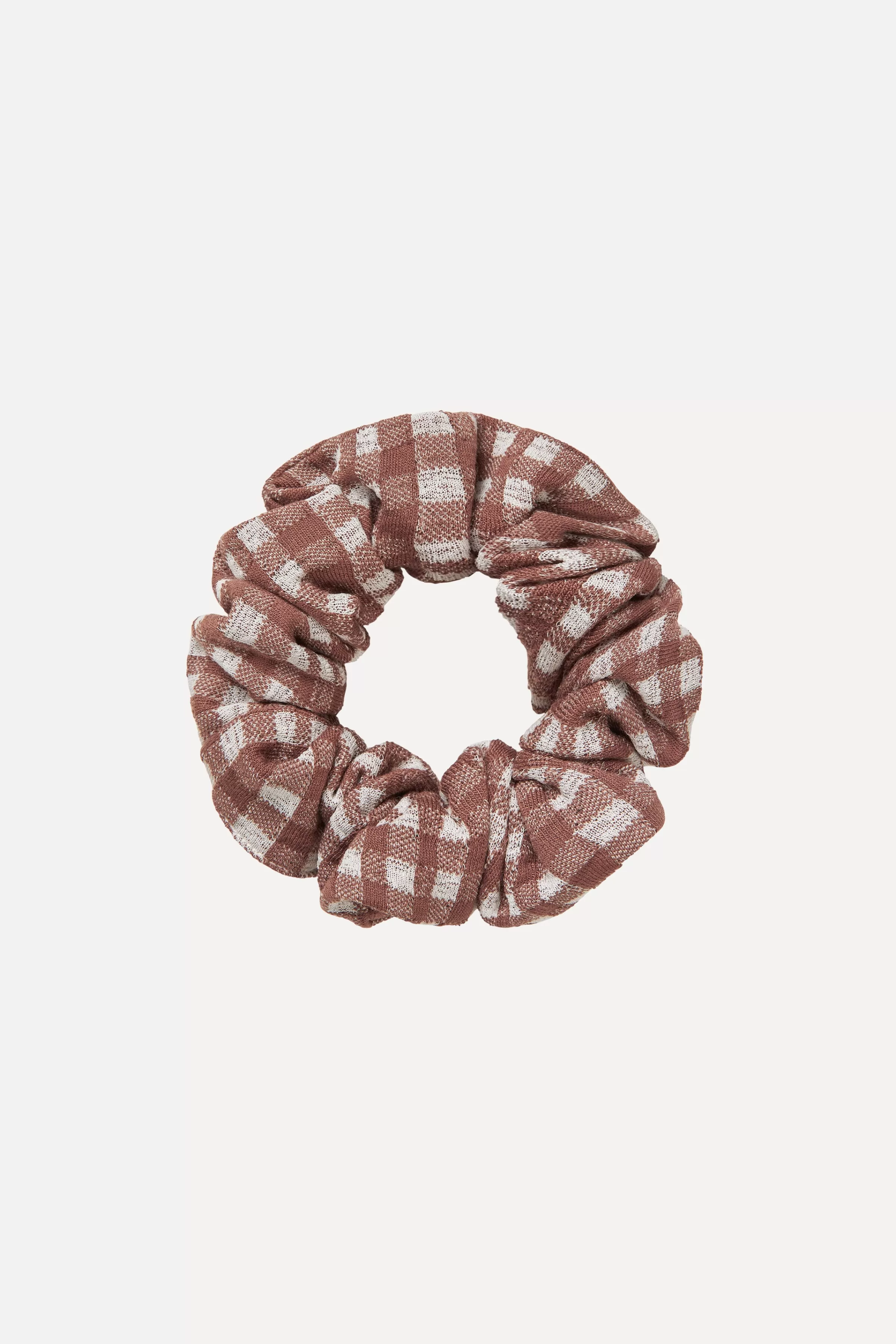 Hair Accessories-STINE GOYA SGScrunchie - Brown Check BrownCheck