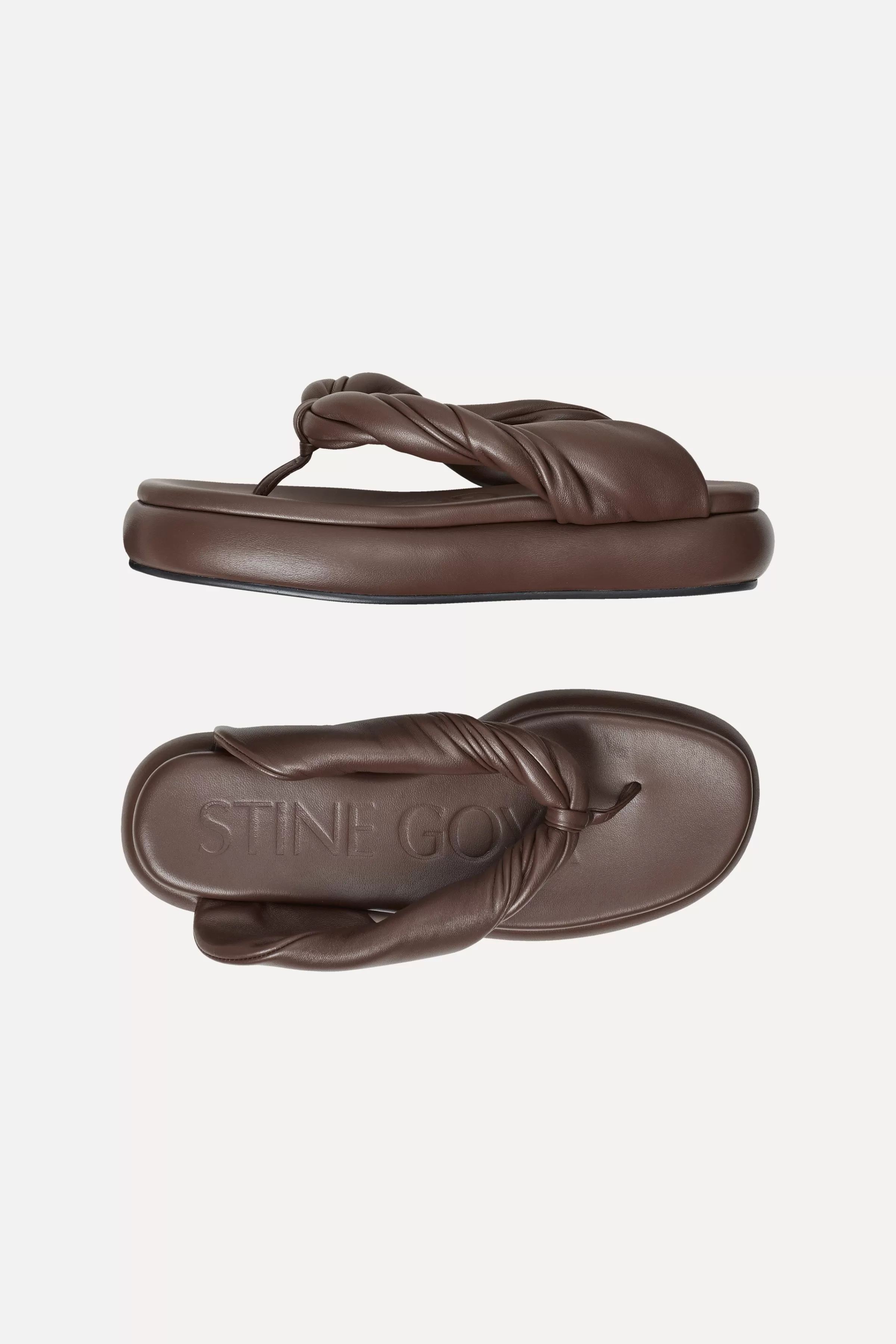 Shoes-STINE GOYA SGSienna Sandals - Chocolate