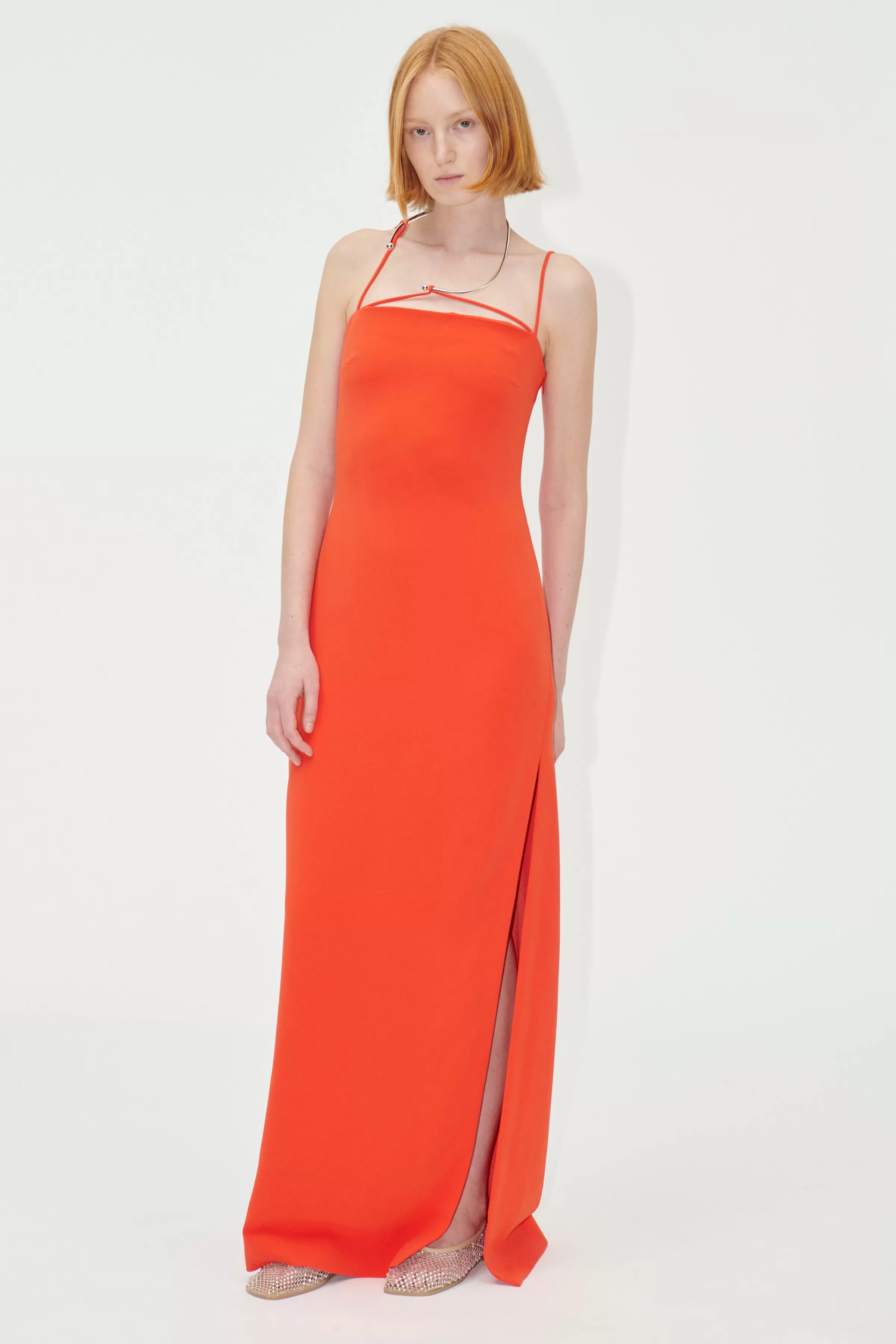 Dresses-STINE GOYA SGSofie Dress - Tangerine Tango TangerineTango