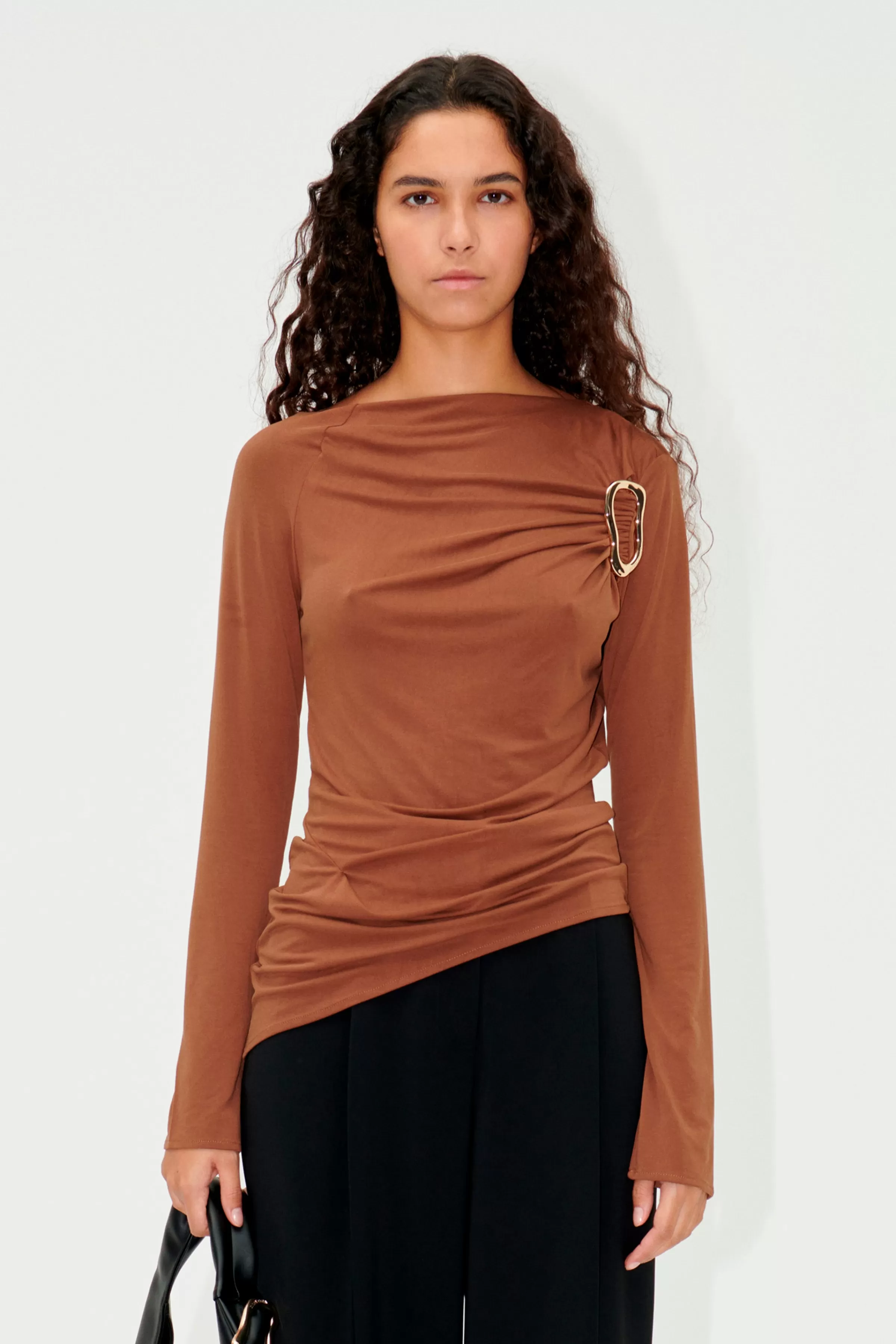 Tops & Shirts-STINE GOYA SGYarah Blouse - Brown