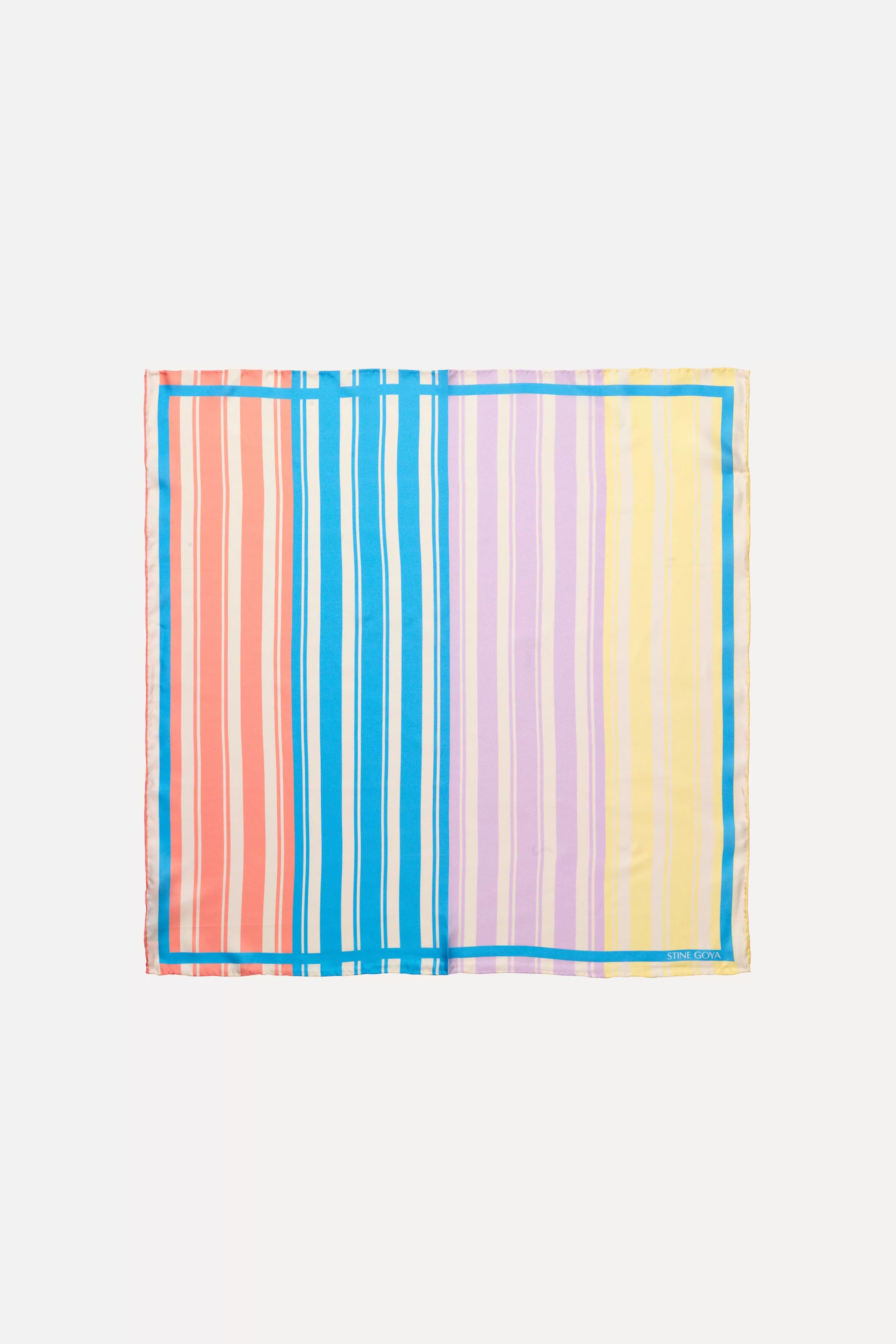 Scarves-STINE GOYA SGYumma Scarf - Pastel Stripes PastelStripes