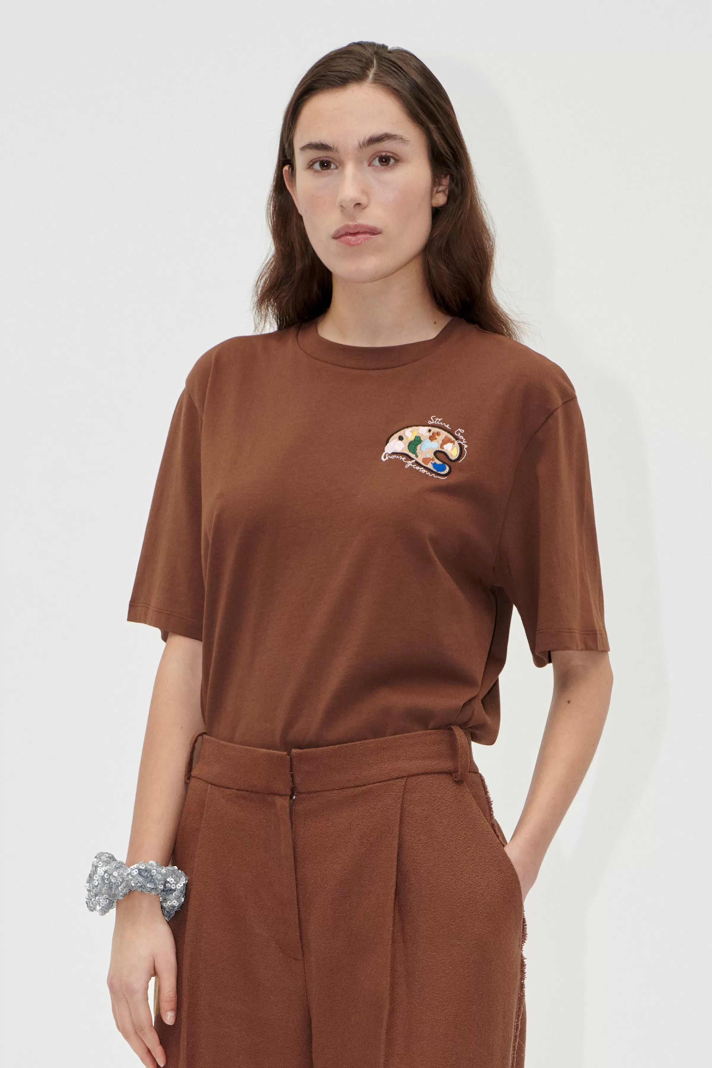 Tops & Shirts-STINE GOYA Short Sleeve T-shirt - Colour Palette shirt-ColourPalette