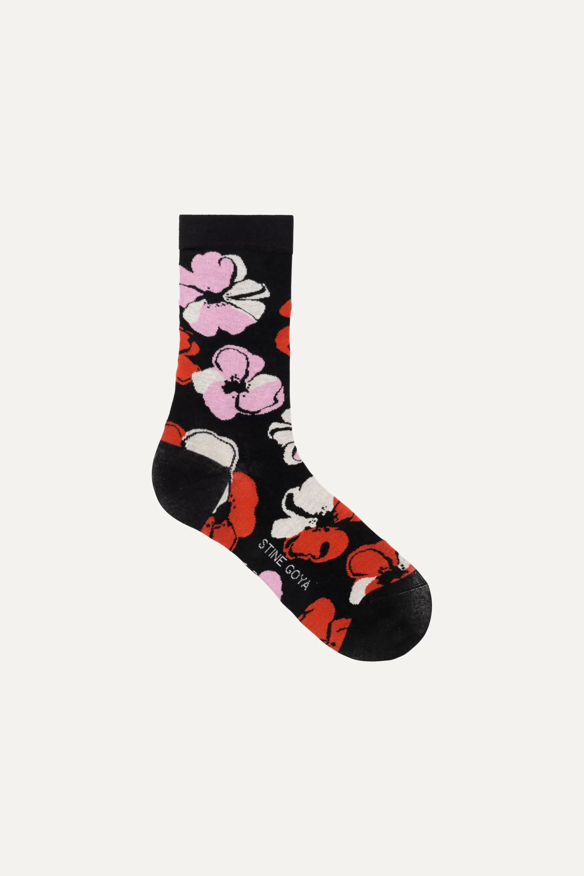 Socks & Tights-STINE GOYA Short Socks - Watercolor Bloom WatercolorBloom