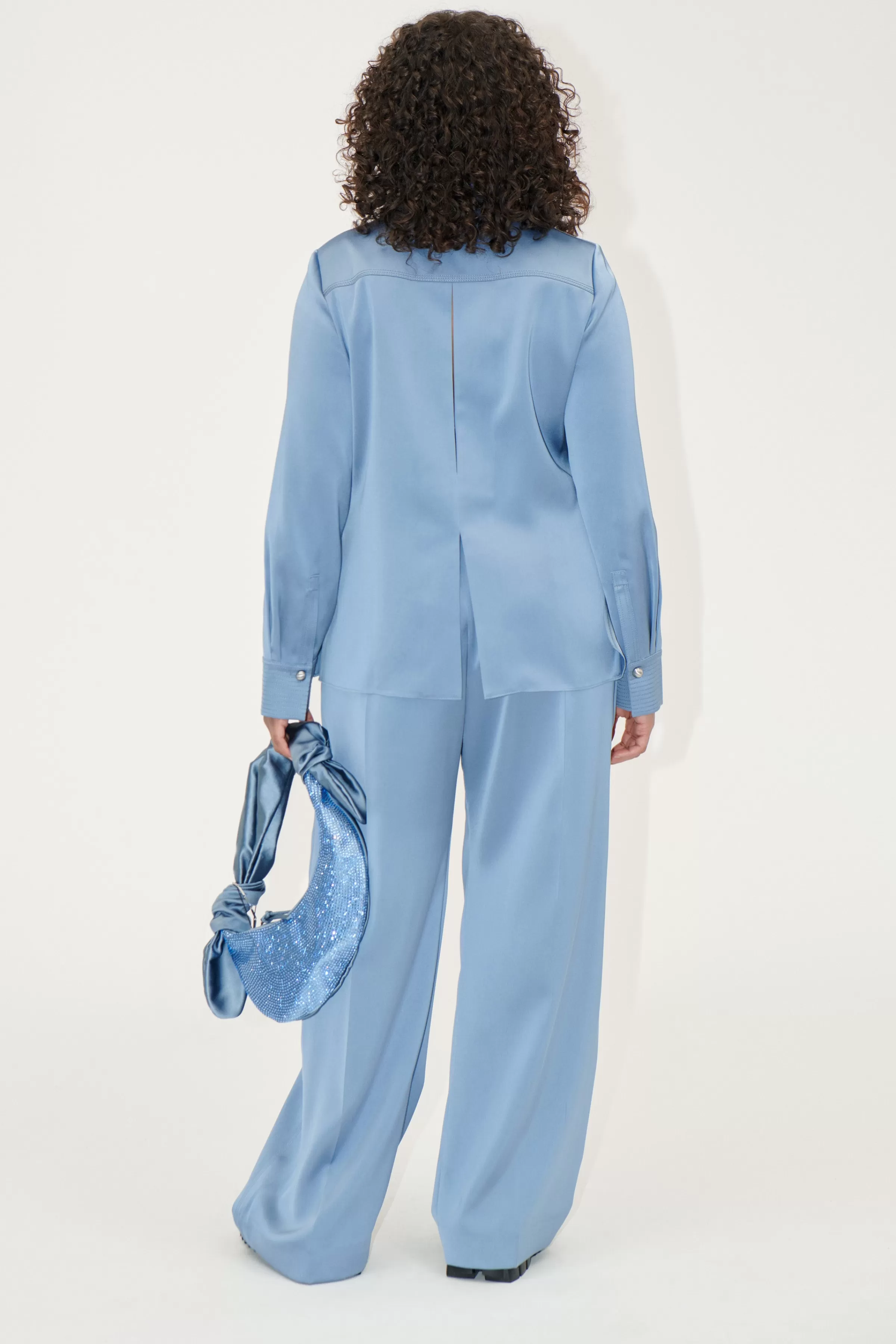 Pants-STINE GOYA Wide Leg Long Pants - Infinity Blue InfinityBlue